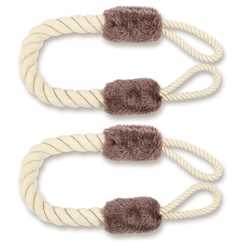 AYESY Türstopper Klinke, 2 Stück Türkordel Klemmschutz, 60 cm Baumwolle Türstopper Seil für Haustier und Kinder Fingerschutz… – Ansicht 1