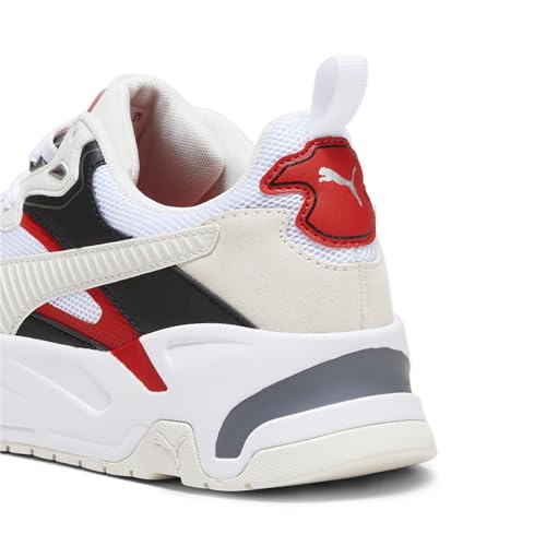 PUMA Men Trinity Baskets, Puma White Vapor Gray Puma Black, 44 EU