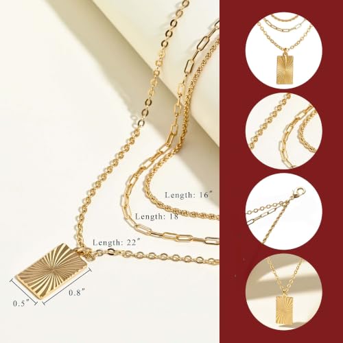  Layered Gold Necklace for Women - image 5