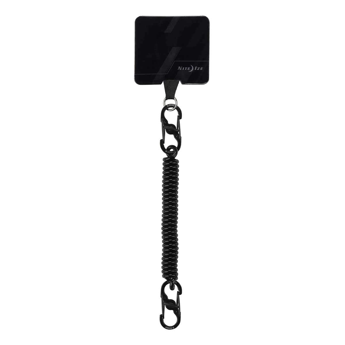 Ancre d'attelage Nite Ize et attache téléphone Noir MicroLock pour sécuriser votre smartphone