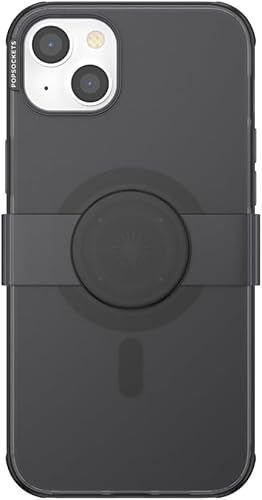 Miniatura 7 de PopSockets Funda para iPhone 14 Plus con agarre y deslizamiento para teléfono compatible con MagSafe, compatible con carga inalámbrica, color rosa