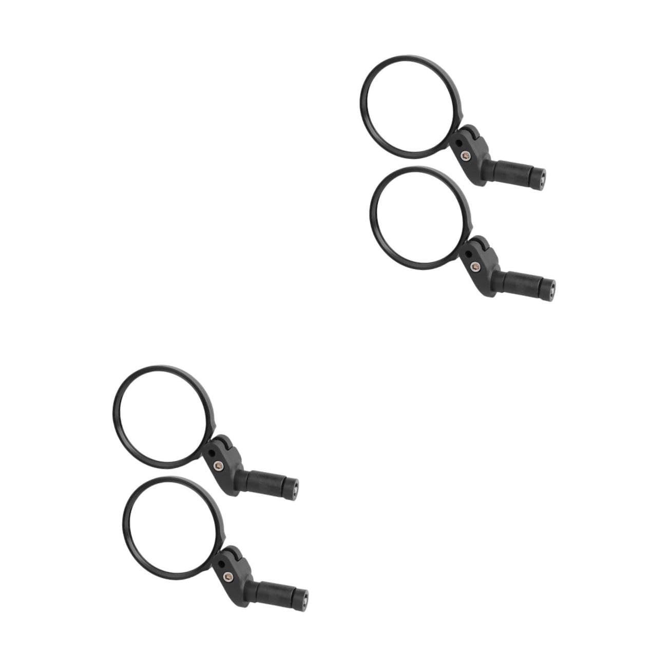 Toddmomy 2 Set Specchietto Retrovisore Per Regolabile Specchietti Manubrio Ovali Riflettenti Per Monopattini Installazione Facile E Compatibile Con Manubri 2 Pezzi * 2