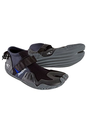 image for O'Neill Superfreak 2mm Tropical Split Toe Booties, Black, 8