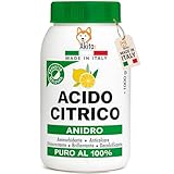 Akitaink Acido Citrico in Polvere, Puro al 100%, Naturale ed Ecologico, Multiuso per Pulizia e Igiene della Casa: Ammorbidente, Anticalcare, Brillantante, Disincrostante, Decalcificante - 1 kg (1)
