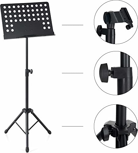 Notenständer Pronomic OS-01P für Orchester mit Lochblechablage
