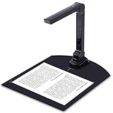 Document Camera Scanner, BAOSHARE Book Scanner Capture Size A4 Foldable & Portable Document Scanner Not Compatable with MacOS System