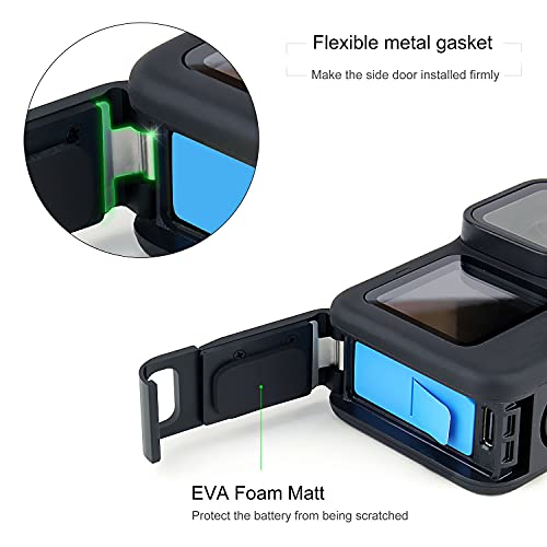 image for SOONSUN Aluminum Side Door Cover for GoPro Hero 9 10 11 12 13 Black US