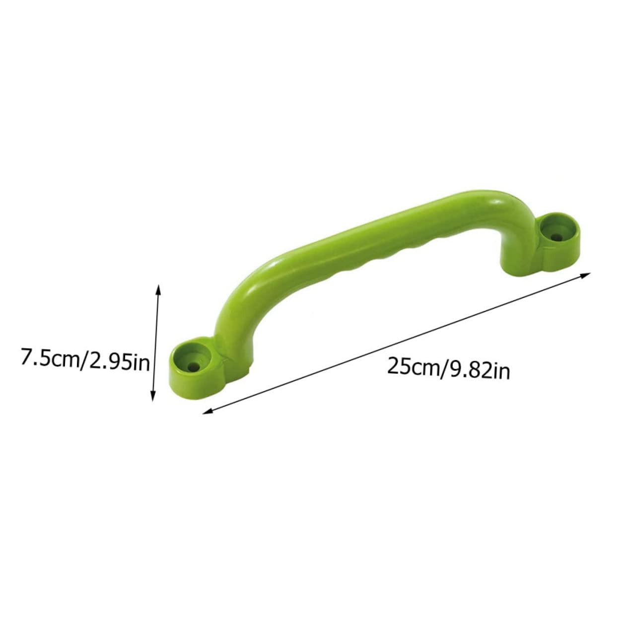 LIOOBO 1 Pair Solid Safety Playground Handles for Climbing Frames Non Slip Grips for Tree Houses and Playhouses Easy to Install with Construction Random Color Random Color