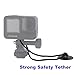Rigdance Safety Tether for Gopro, Strong Adhesive Stickers and Strap for GoPro Hero 12 11 10, for Insta360 X5 X4 X3, for DJI OSMO Action Camera Helmet Mounts (7PCS)