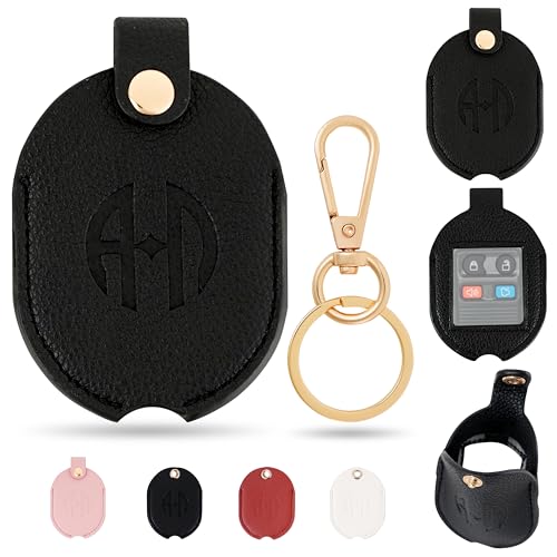ANHBKAR Leather Key Fob Sleeve