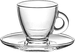 Borella Casalinghi Roma Coffee Set with Plate, 12 Units