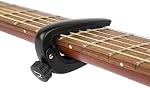 Fender Player Guitar Capo for Acoustic and Electric Guitars, Adjustable Tension, Black