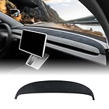 KUNKGIC Für Tesla Model Y Juniper 2025 Flanell Auto Dashboard Matte Dashboard Cover Auto Innenraum Sonnenschutz Dashboard Lichtschutz Matte Schutzpolster Zubehör