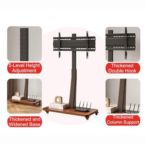 Soporte móvil para TV de 32-75 pulgadas con ruedas miniatura 6