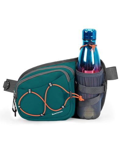 sportsnew Hydration Waist Pack with Water Bottle Holder, 2L Large Fanny Pack for Running Hiking Dog...