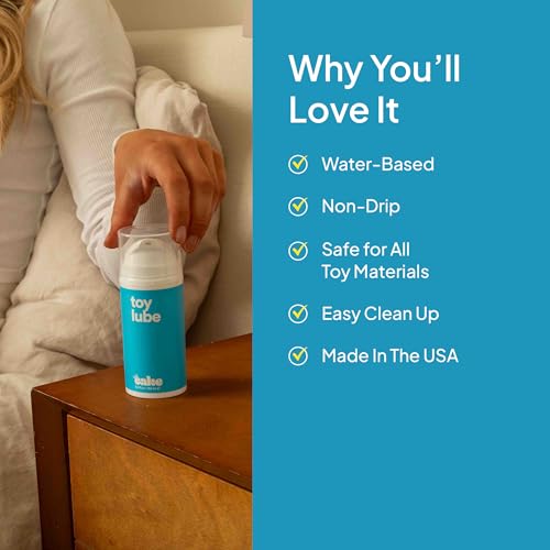 Image of Hello Cake Toy Lube, Adult Toy Friendly, Thick Non-Drip Jelly Water-Based Personal Lubricant for Men, Women, and Couples, 3.3 fl oz