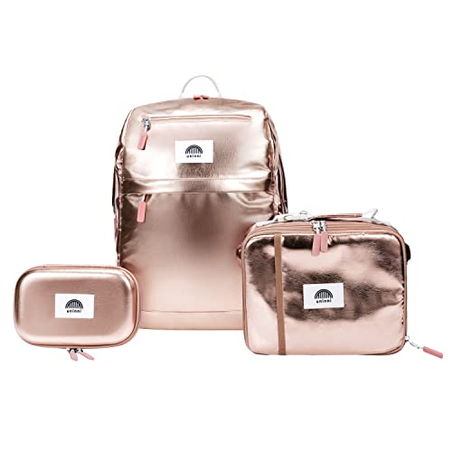 16'' Kids Backpack Set with Insulated Lunch Bag, and Pencil Case