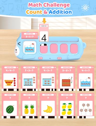 image for QuTZ Phonics Learning Toy for Preschool Kids – Talking Flash Cards w