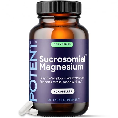 Sucrosomial Magnesium - Sleep & Muscles Support - Zero Fillers - Easy-to-Swallow - 60 Capsules