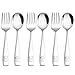 Joyfair Kinderbesteck, 6-teilig Edelstahl Kleiner Kinder Besteck Set...