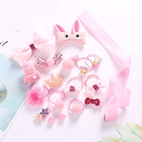 18pc Melbees Hair Accessories Set with Clips and Bands