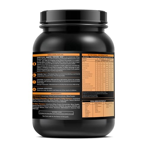 NAKPRO Perform Whey Protein 1kg Chocolate - Image 4