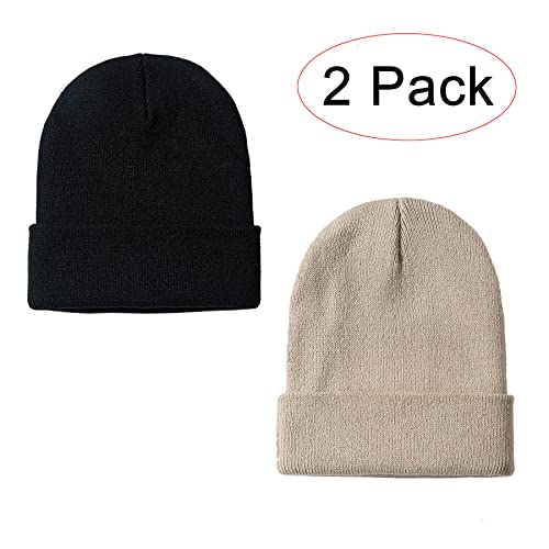 Image of NPJY Unisex Beanie for Men and Women Knit Hat Winter Beanies