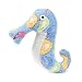 Zanies Sea Charmer Dog Toys, Blue Sea Horse, 7"