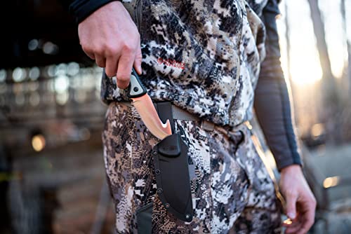 Old Timer Trail Boss 9In Fixed Blade Gut Hook Knife With High Carbon Stainless Steel Blade, Tpe Grip Handle, And Custom Molded Sheath For Hunting, Field Dressing, Skinning, Gutting, And Outdoors #TOP4