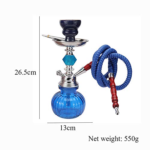 Tragbare Shisha Shisha Complete Sheesha Chicha Narguile Bowl Kohle-Tablett Einzelschlauch Wasserleitung Rauchen Shisha… – Bild 3