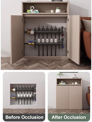 Detive Wood Radiator Covers for Home & Office, Stylish Cabinet Storage Solutions, Decorative Heating Cover, Modern Design, Space-Saving Furniture