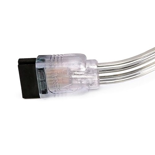 Cable Combo SATA 3.0 Data y 15pin Power 18 pulgadas Plata miniatura 3