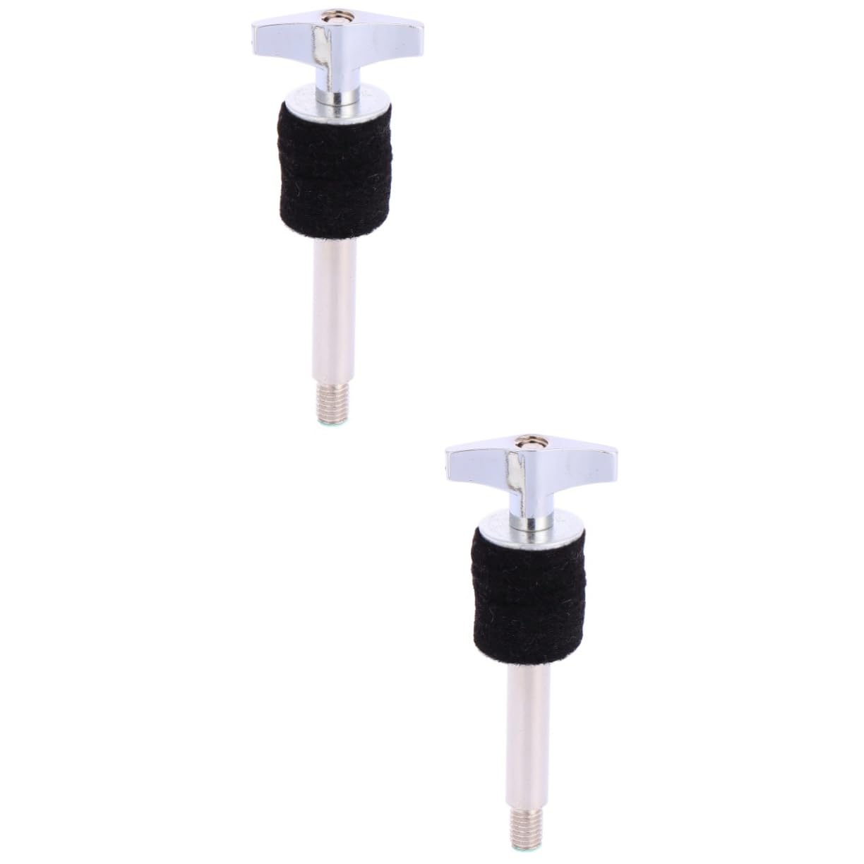 Totority 2pcs Drum Accessories Cymbal Stacker Black Cymbal Screw High Pitch Musical Instruments Screw Easy Installation