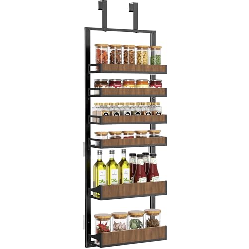 Aquzee Over-the-Door Pantry Organizer with 6 Tiers
