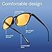 DreamGaze Blue Blocking Glasses for Better Sleep, Anti Blue Light Glasses Men, Gaming Glasses For Men, Anti Eyestrain