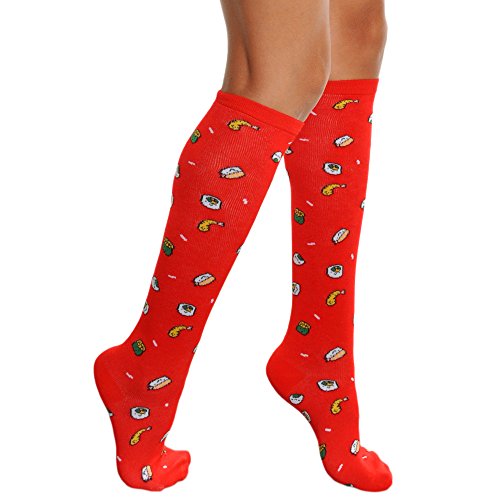 Image of Angelina Novelty Assorted KNEE HIGH Women's Kids Girls Socks