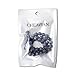 CHEAVIAN 45PCS 8mm Natural Blue White Sodalite Gemstone Round Loose Beads for Jewelry Making 1 Strand 15