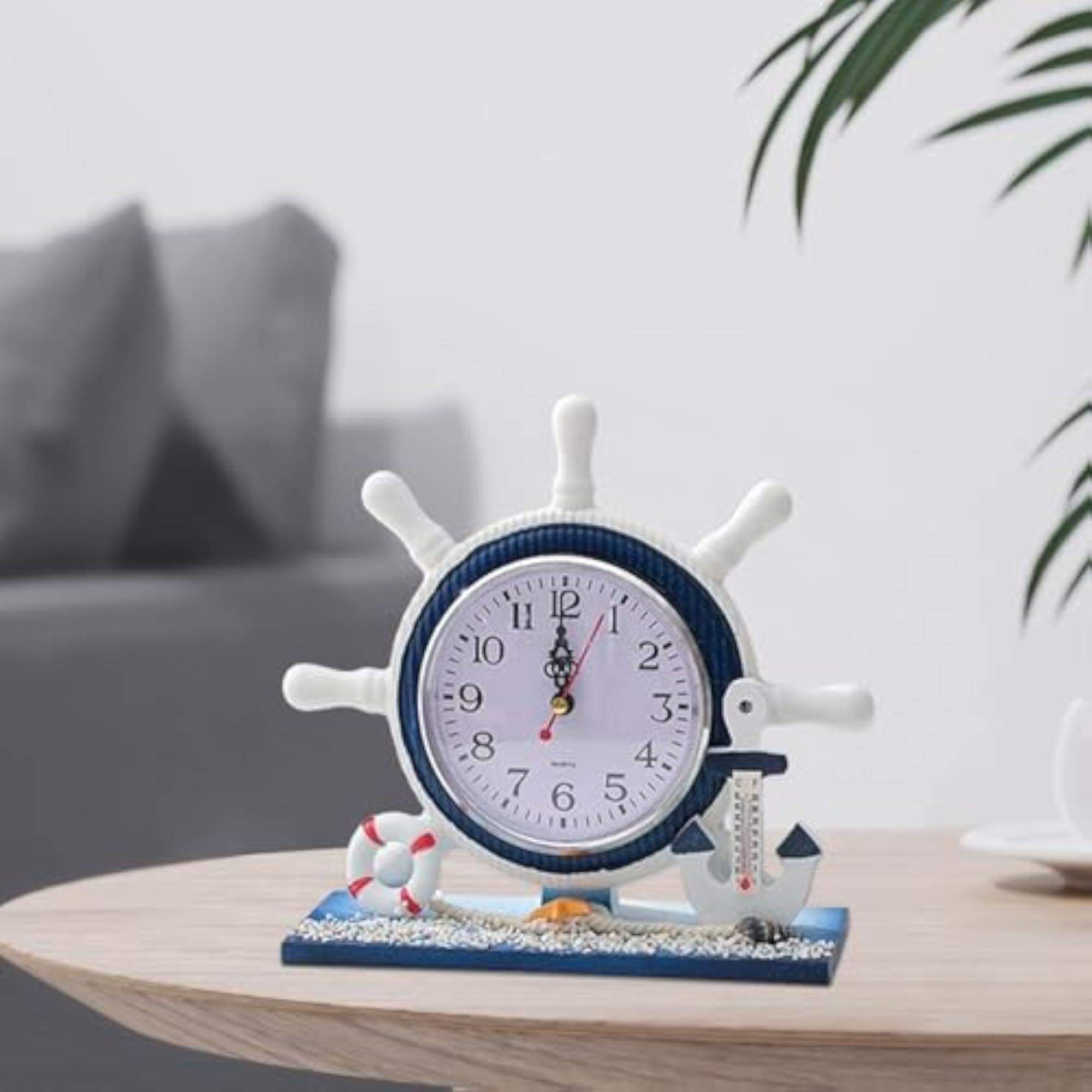 Table Clock, Decorative Desk and Shelf Ornament