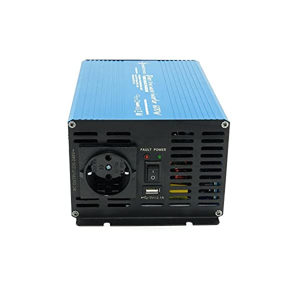 solartronics reiner Sinus 12V zu 230 V Wechselrichter - Spannungswandler 600 Watt - 1200 Watt für LiFePO4, Lithium, AGM… – Bild 3