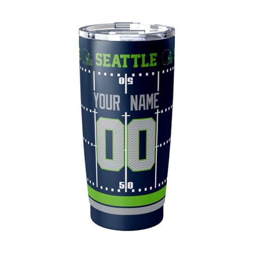 Image of ANTKING Seattle Tumbler 20 oz Travel Coffee Cup for Men Women Boy Custom Name Number Gifts
