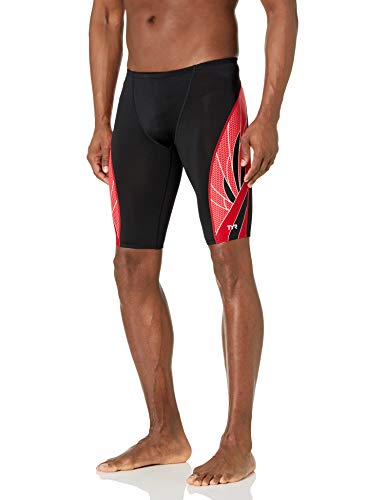 TYR SPORT メンズ フェニックス スプライス ジャマー スイムスーツ 34 ブラック（Amazon）