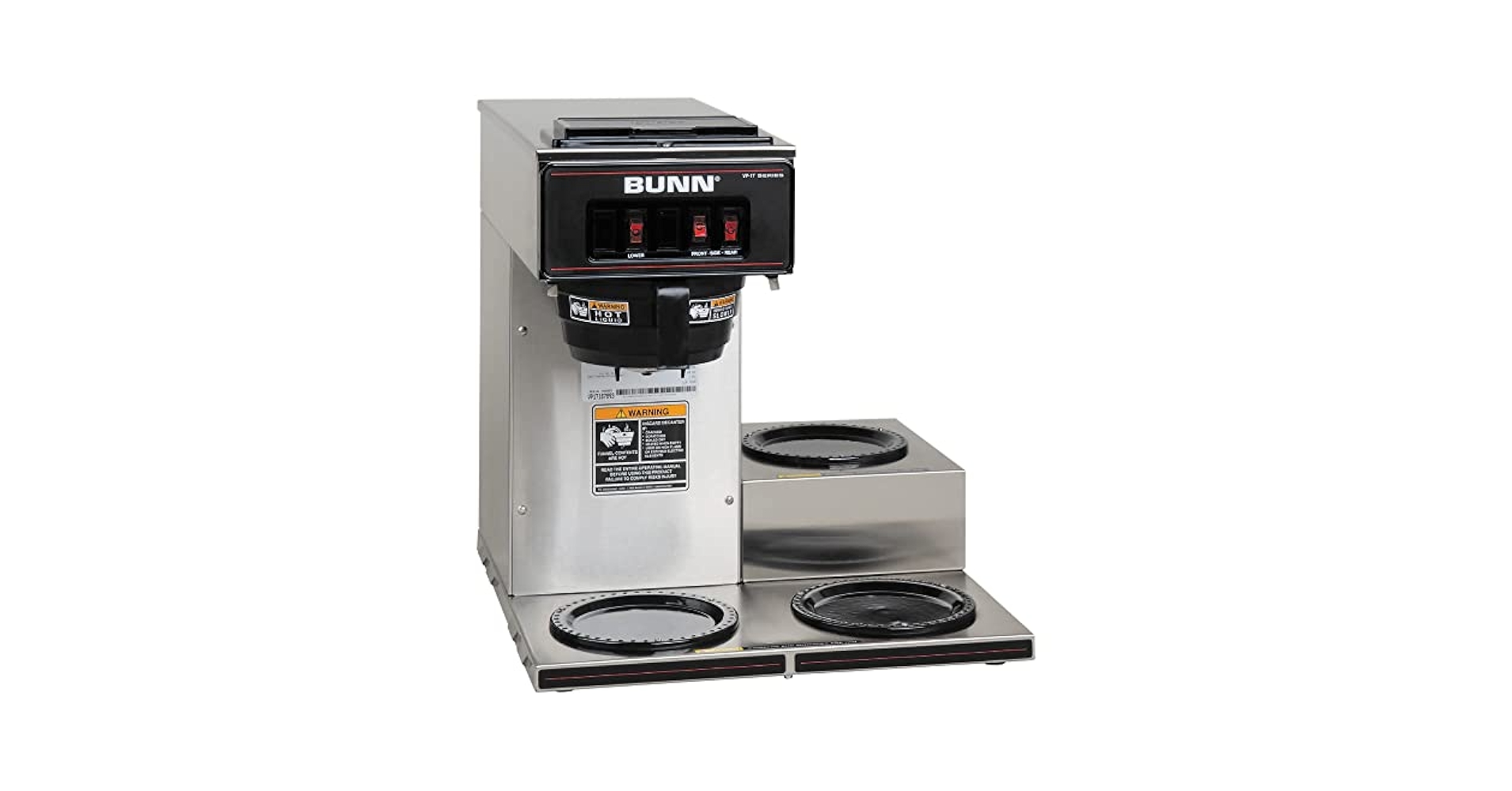 Amazon.com: BUNN VP17-3, 12-Cup Low Profile Pourover