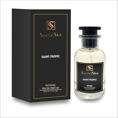 Socialskn Saint-Tropez Eau de Perfume for Women | 50ml | Sweet Romantic Fragrance with Iris, Patchouli & Praline | 30% Oil Concentration | Inspired by La Vie Est Belle