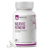 NERVE RENEW Advanced Nerve Support - 300mg Stabilized R-Alpha Lipoic Acid, Vitamin B Complex, Benfotiamine, Herbs for Fast-Acting Support