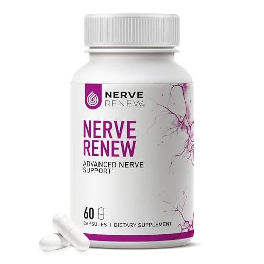 NerveRenew Advanced Nerve Support - Natural Nerve Discomfort Support with R-Alpha Lipoic Acid and Vitamin B Complex - 60 Capsules - Antioxidant Potency, Fast-Acting Formula