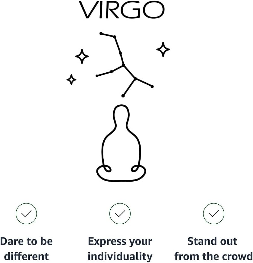 Virgo Design Racerback Cropped Tank - Zodiac Sign Women's Tank - Art Print Tank Top