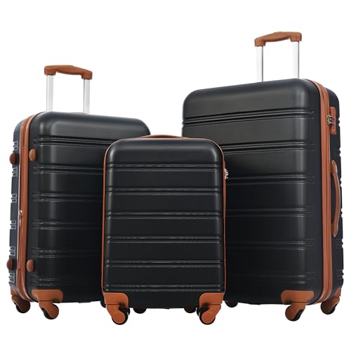 3 Piece Luggage Set Hardside Spinner Suitcase with TSA Lock 20