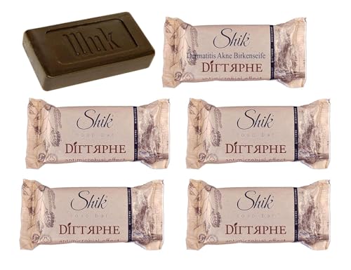 5 Stück (5 x 140g) Birkenseife Teer Seife (Birkenteer) Dermatitis Akne Дегтярное мыло