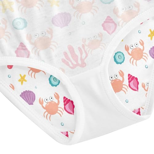 Ocean Crab Shell Coral Toddler Girls's Underwear 2T 2302854 5