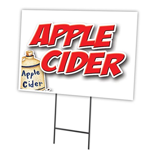 APPLE CIDER 18"x24" Yard Sign & Stake | Advertise Your